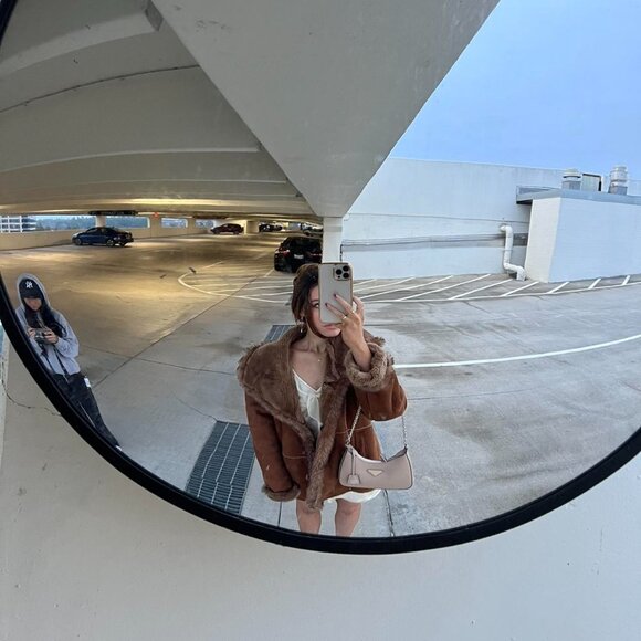 Vintage brown fur trim coat🧸🦪✨ - Picture 5 of 8